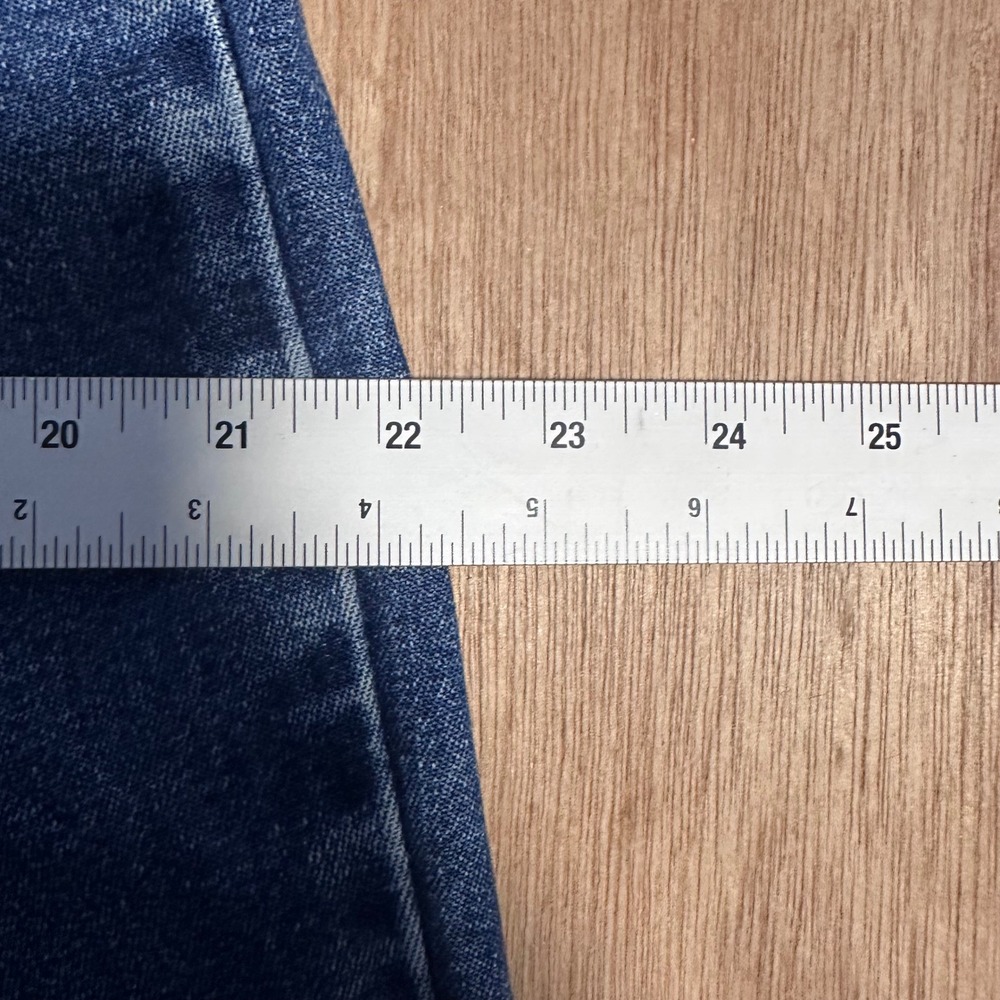 LL Bean Double L Comfort Waist Jeans Medium Wash Straight Leg Blue Mens 28x26.5 - Picture 4 of 10